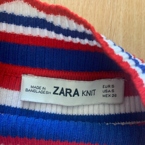 Zara | Ribbed knit high collar top - Picture 8 of 8